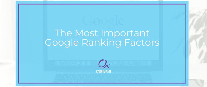 Google Ranking Factors