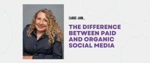 organic and paid social media